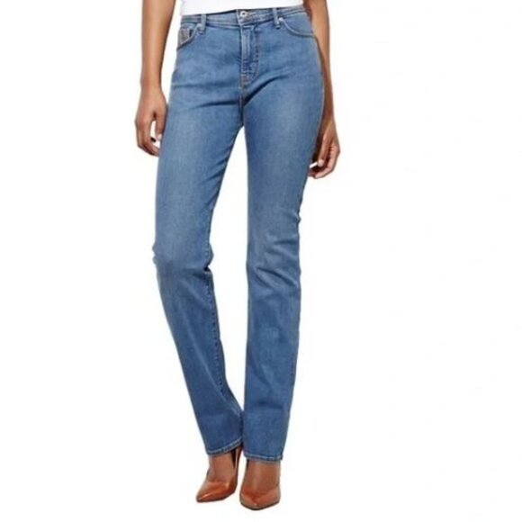 Levis - Slimming Straight - Mid Wash Denim - Size 28 - Picture 1 of 8